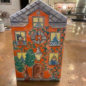 1999 Eden Toys Madeline Doll House Carrying Case w/3 Dolls outfits & accessories